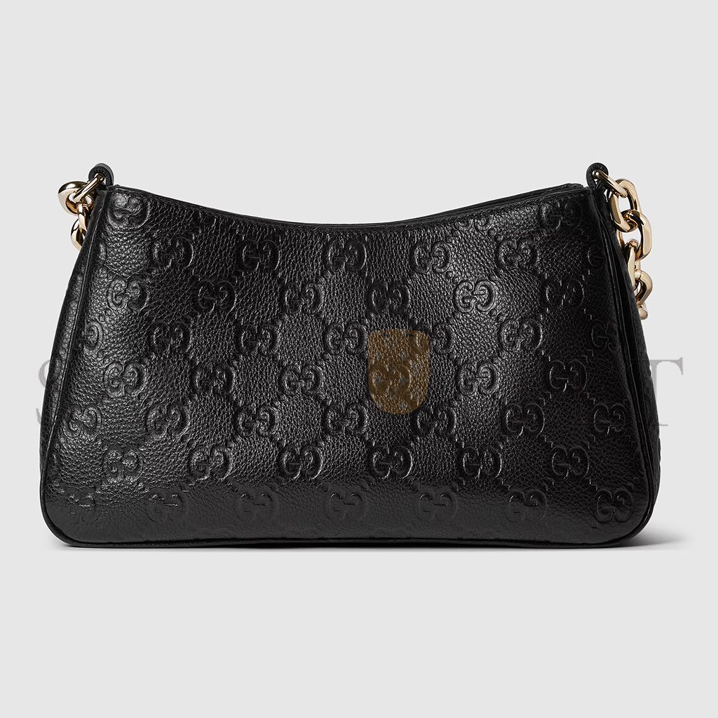 GUCCI GG EMBLEM SMALL SHOULDER BAG 815263 (29*17*10cm)